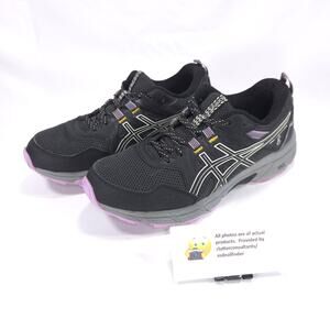Asics Gel-Venture 8 Athletic Lace Up Shoe Womens Size 7 1012A708 Black Purple
